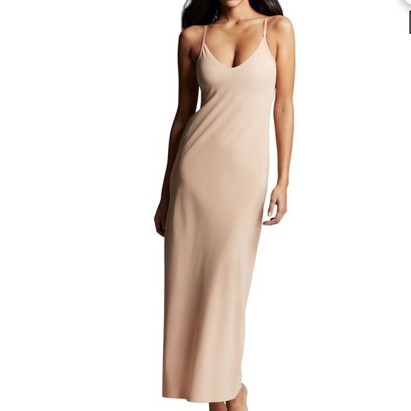 NWT Commando Long Beige Slip Dress - Picture 1 of 4